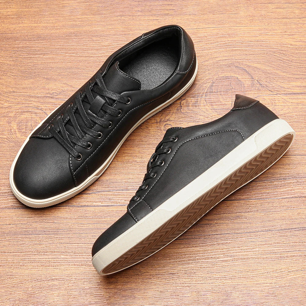 Men'S Casual Shoes 2025 Brand Fashion Comfortable Leather Shoes Men