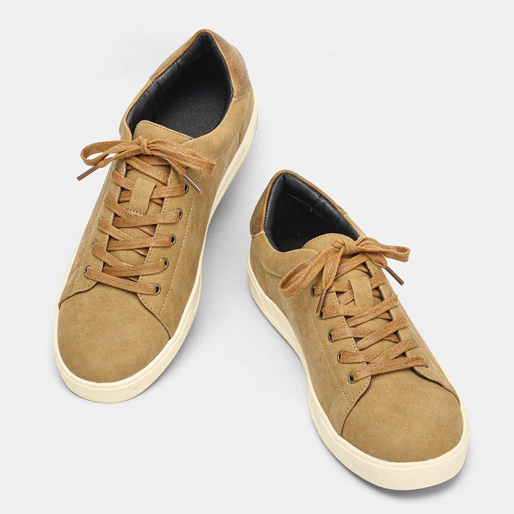 Men'S Casual Shoes 2025 Brand Fashion Comfortable Leather Men Sneakers
