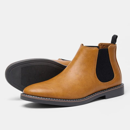 Chelsea Boots Men Brand 2024 Comfortable Fashion Ankle Men Boots