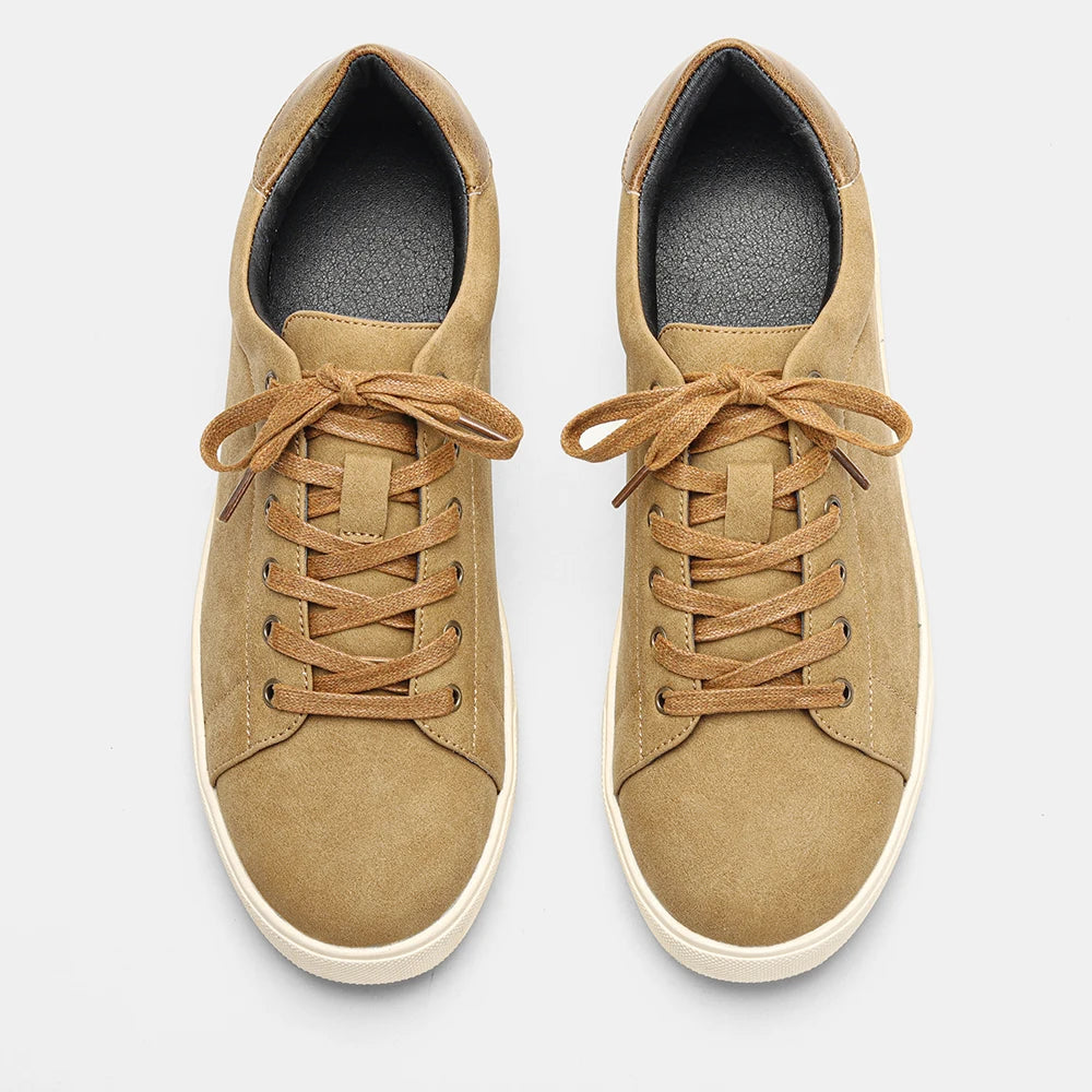 Men'S Casual Shoes 2025 Brand Fashion Comfortable Leather Men Sneakers
