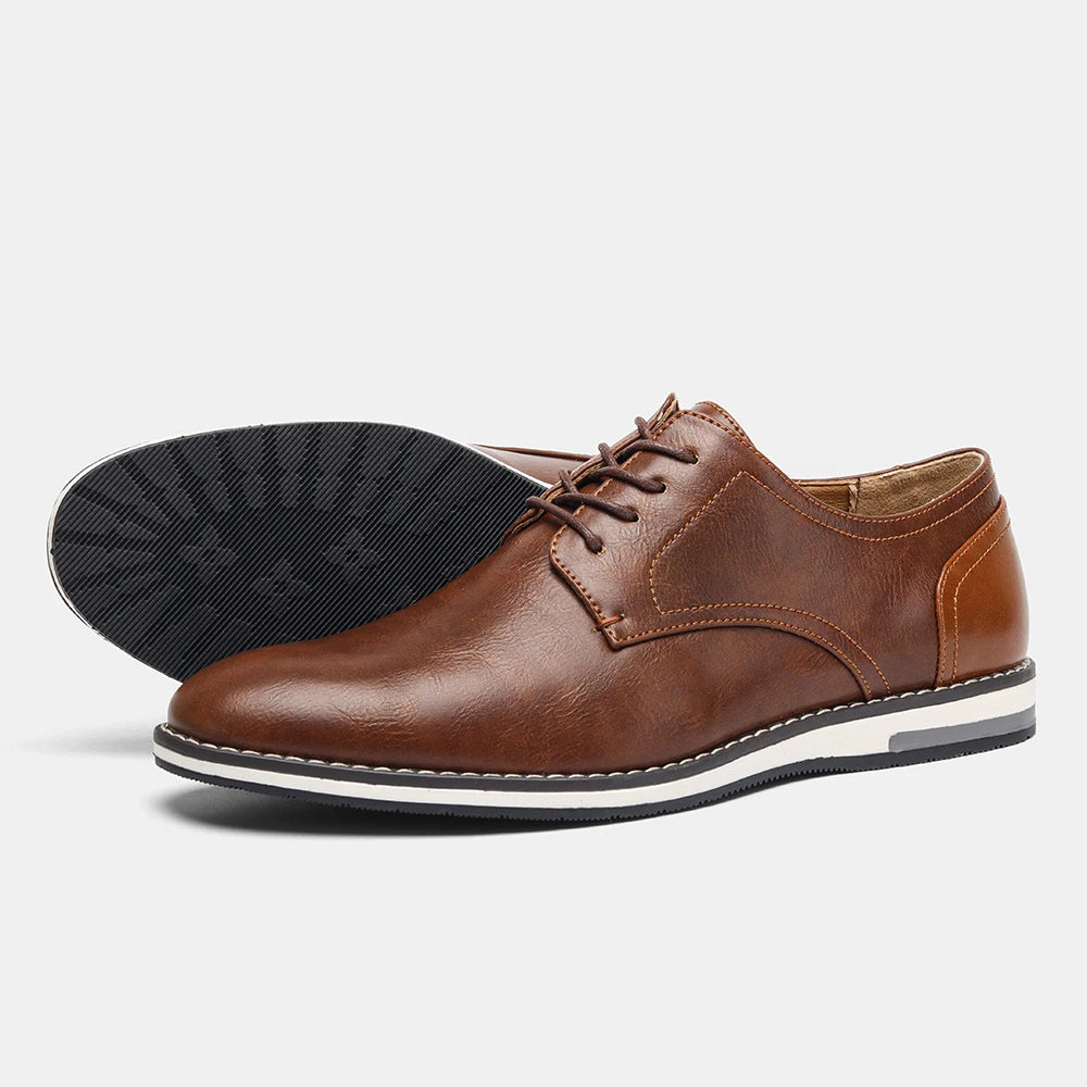 Leather Loafer Men Fashion Comfortable 2024 Brand Casual Shoes Men