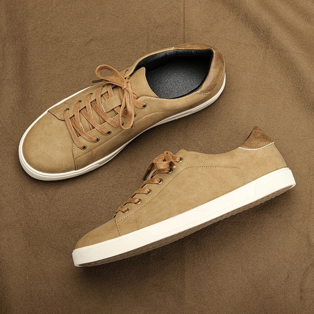 Men'S Casual Shoes 2025 Brand Fashion Comfortable Leather Men Sneakers