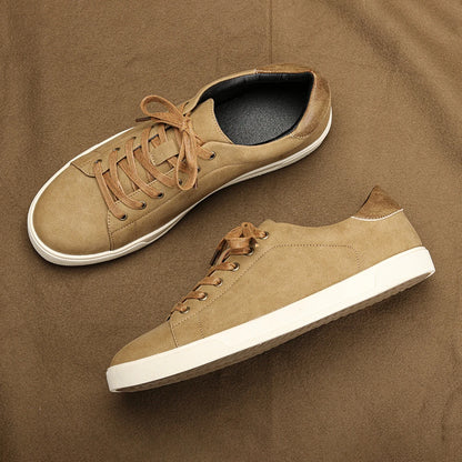 Men'S Casual Shoes 2025 Brand Fashion Comfortable Leather Men Sneakers