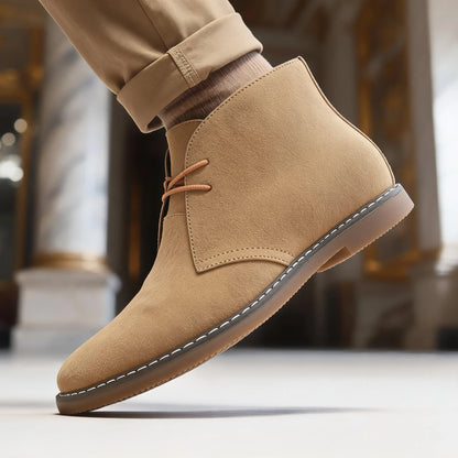 Men Boots Retro Brand 2026 Casual Comfortable Fashion Desert Boots Man #KD563