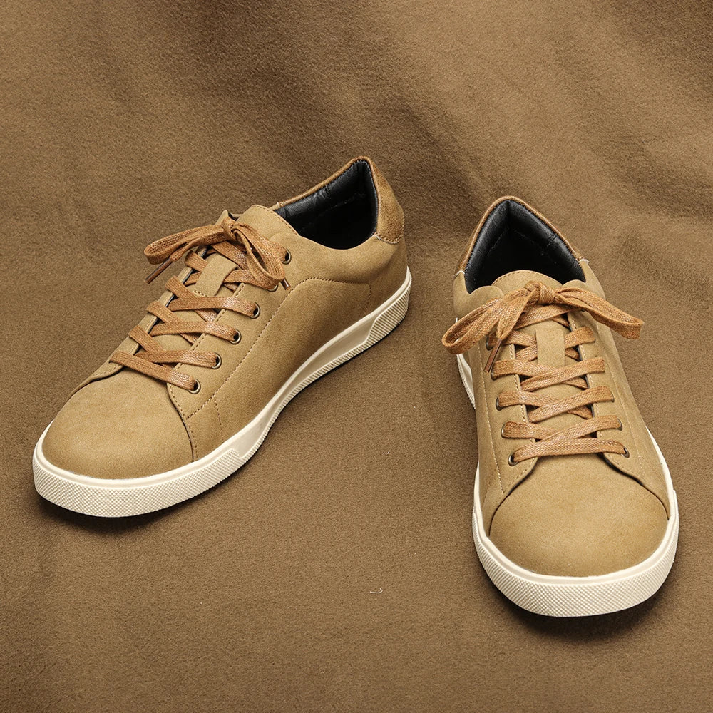 Men'S Casual Shoes 2025 Brand Fashion Comfortable Leather Men Sneakers