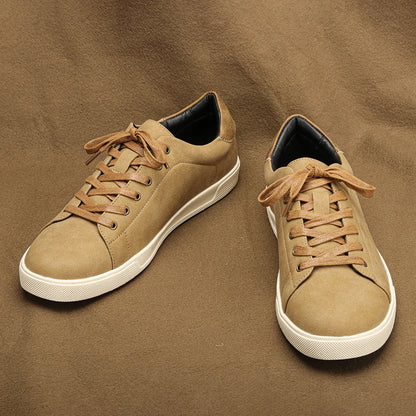 Men'S Casual Shoes 2025 Brand Fashion Comfortable Leather Men Sneakers