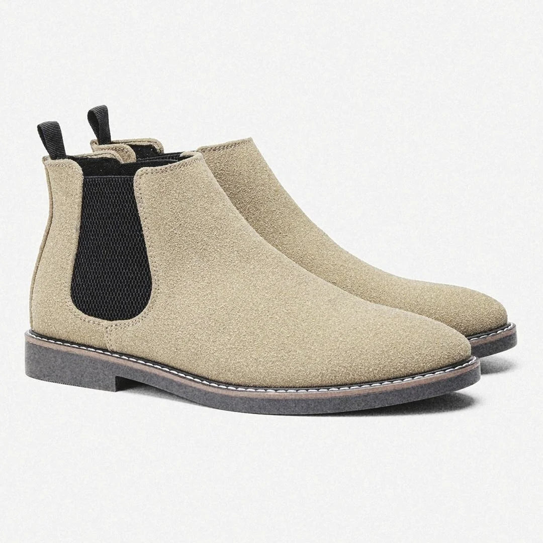 Chelsea Boots Men 2025 Brand Comfortable Fashion Leather Boots