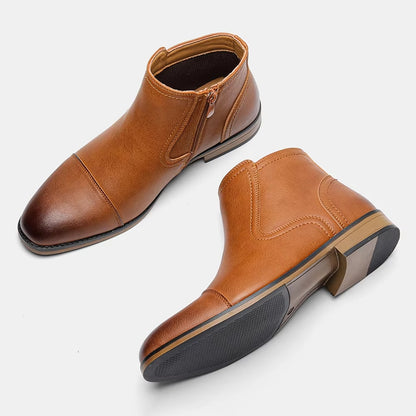 Men’s Classic Leather Ankle Boots