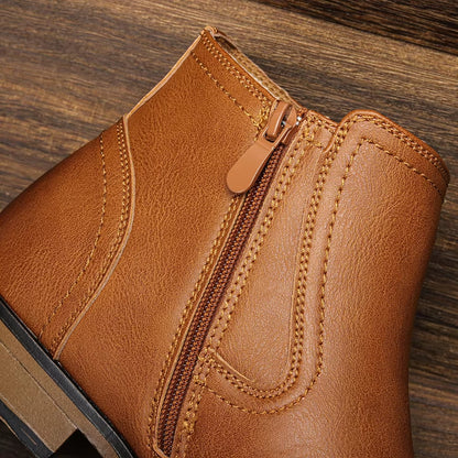 Men’s Classic Leather Ankle Boots