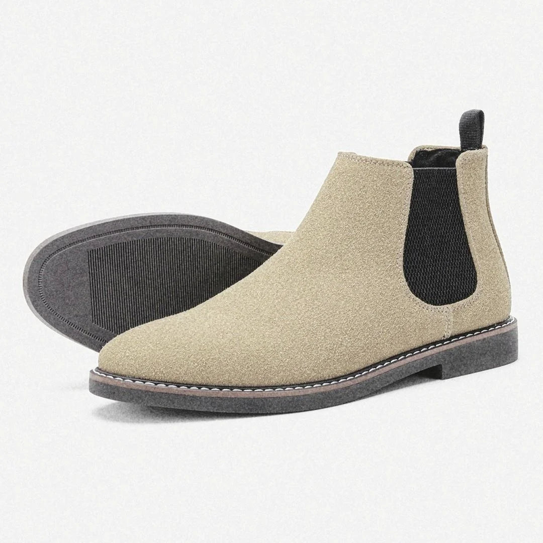 Chelsea Boots Men 2025 Brand Comfortable Fashion Leather Boots
